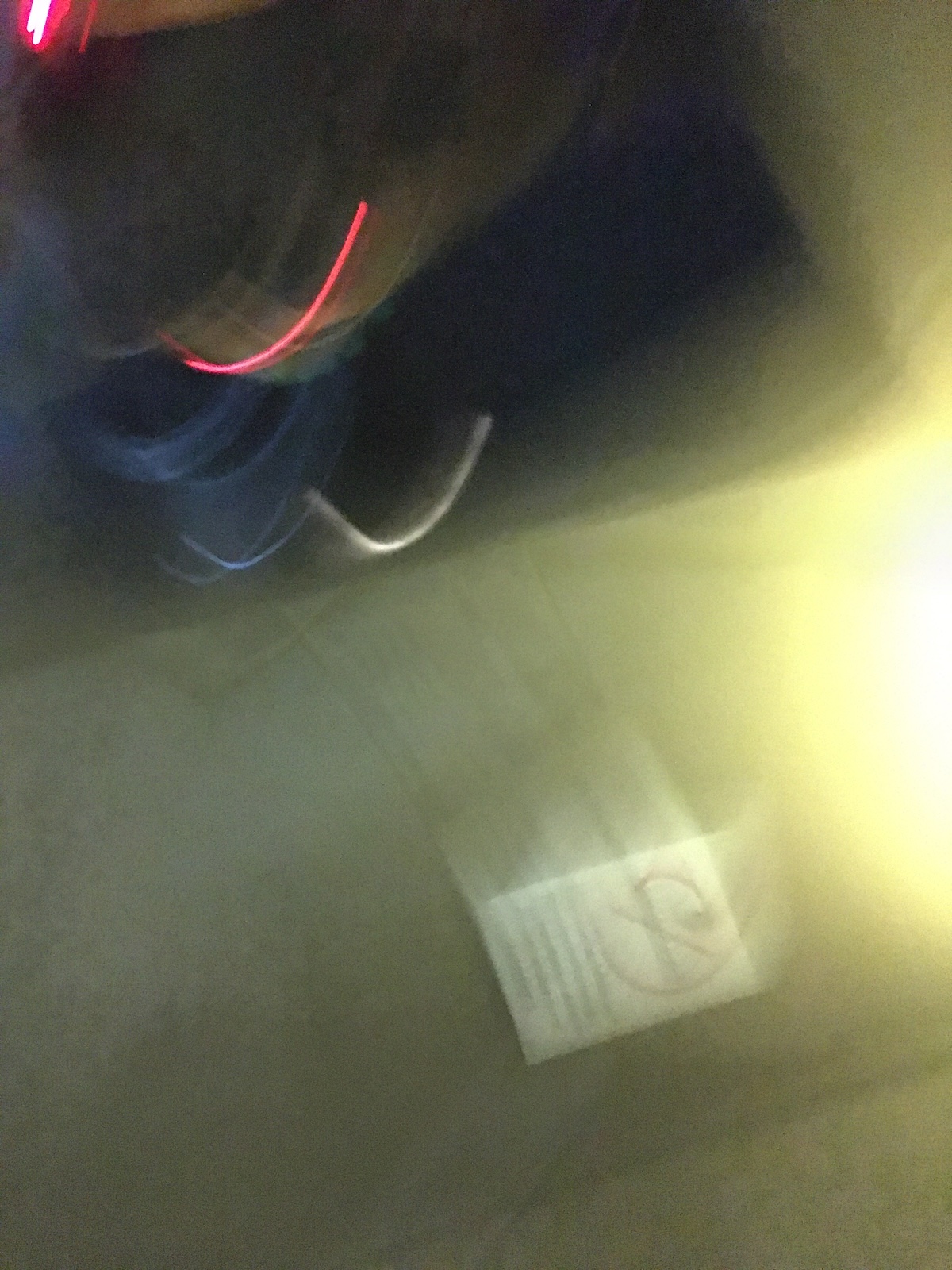 LED soldering work at bench station