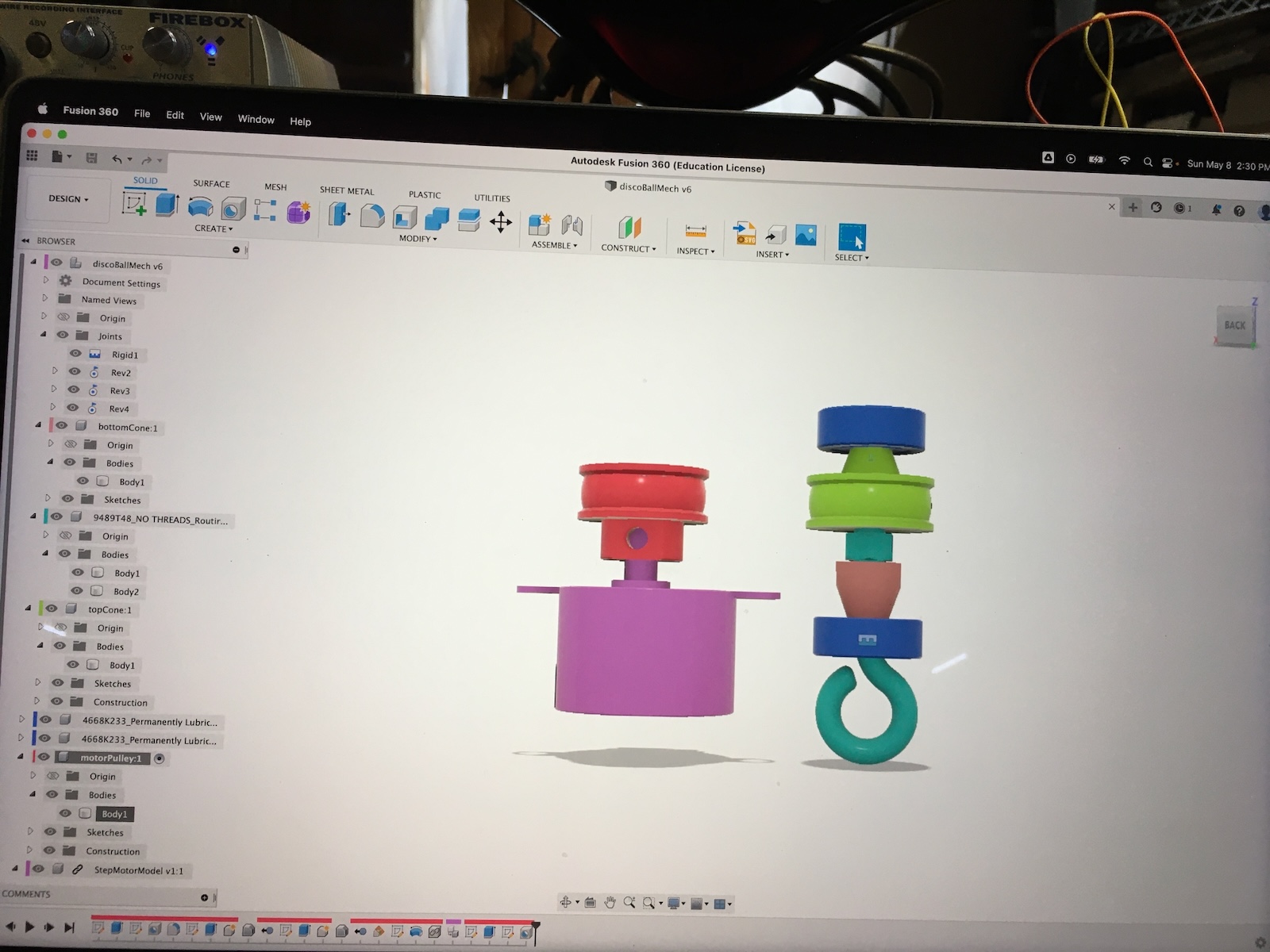 IMG_1685.jpeg Wiring installation in frame assembly